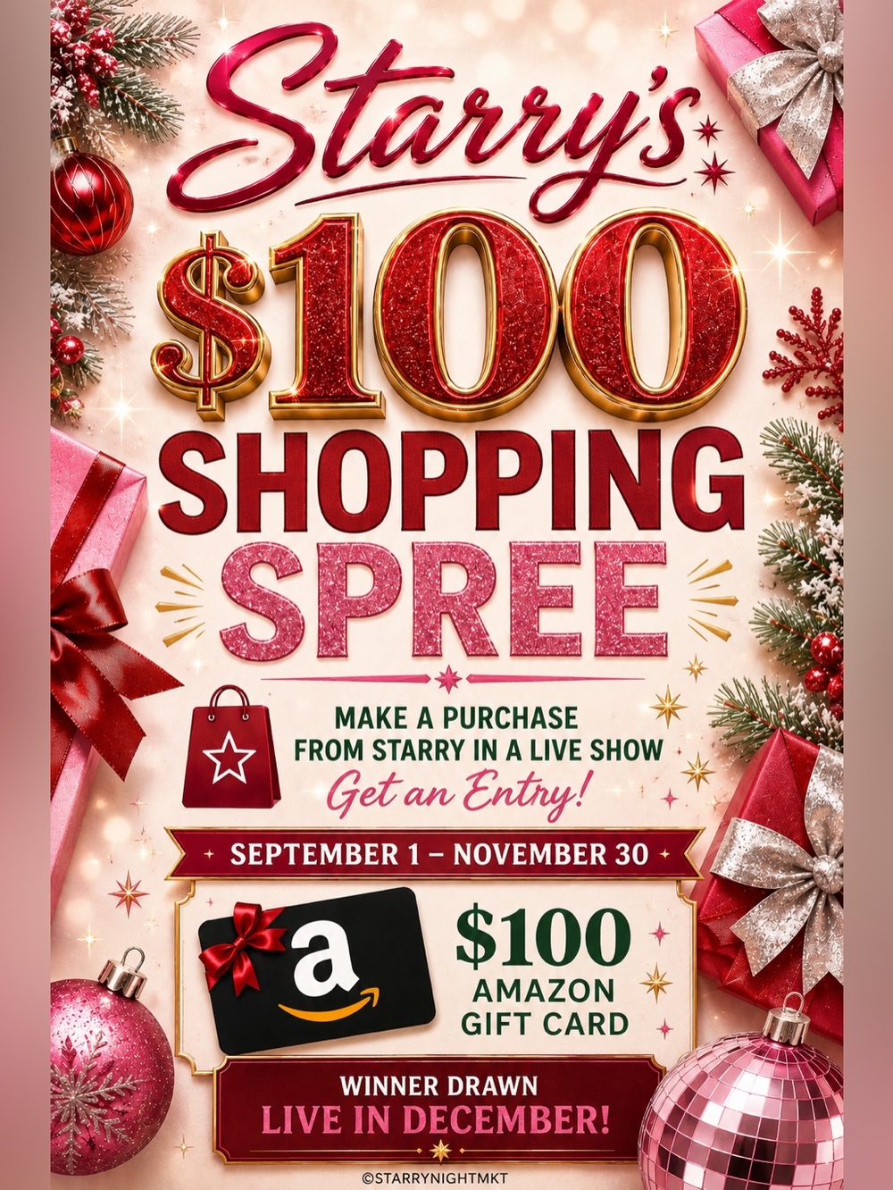 🍂🎄 STARRY’S $100 SHOPPING SPREE 🎄🍂